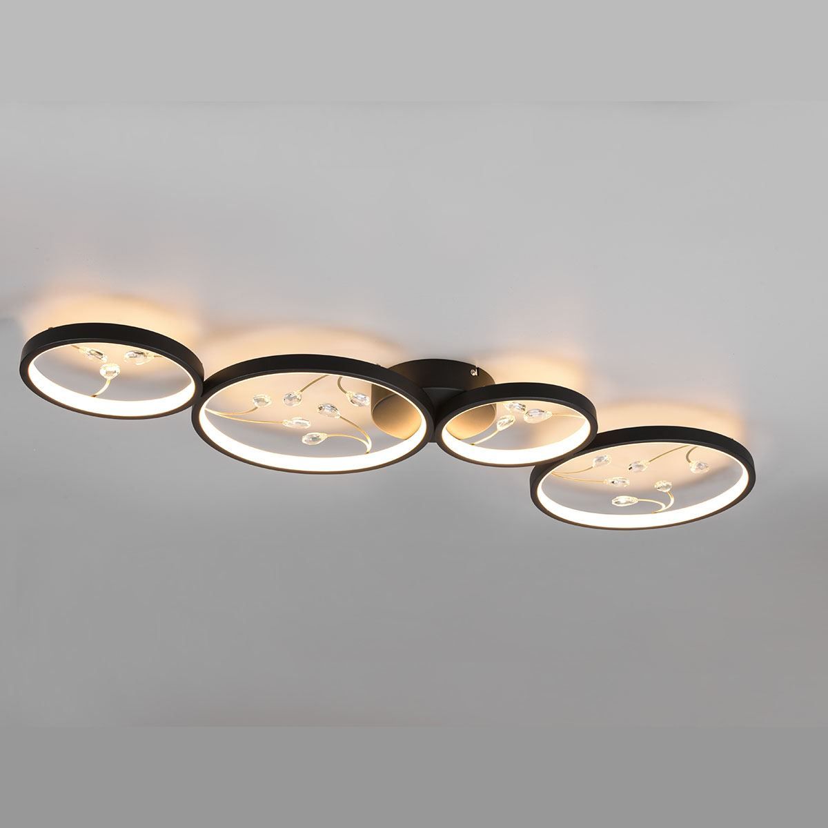 Lampadari & plafoniere: LED Deckenleuchte, Ringe, 95 cm x 40 cm – Nuovo (secondo la descrizione) da Kreuzlingen venduto da Smart-Light