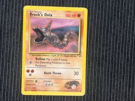 Pokemon Brock‘s Onix Non Holo Gym Challenge