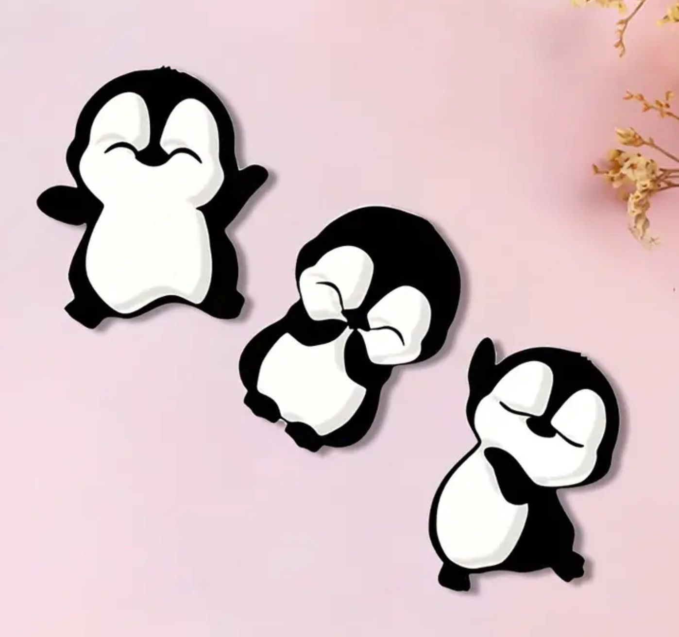 Sciablone: 3 süsse Pinguine - Stanzschablone – Nuovo e nell'imballaggio originale da Frenkendorf venduto da jazzplatten 2