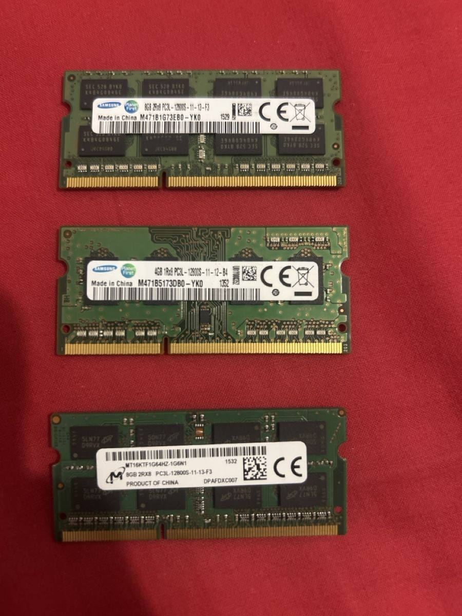 Memory / RAM: 3 Laptop RAM Modules DDR3  – Gebraucht aus Lausanne von rms_y2s6