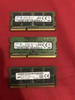 3 Laptop RAM Modules DDR3 