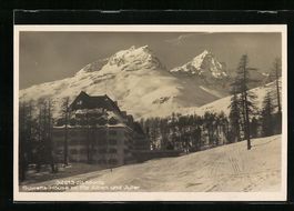 St. Moritz, Suvretta-Haus mit Piz Alban 