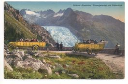GRIMSEL-PASSHÖHE Zwei Postauto