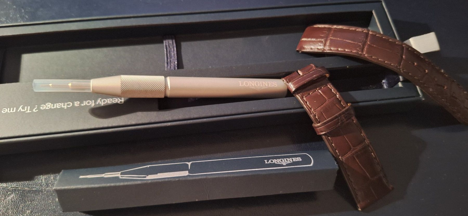 Longines Uhren: Original Longines Alligatorlederband – Gebraucht aus Neuhausen von Kloti21 2