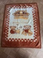 Kuschelige Babydecke "Happy Time" mit Bärchenmuster