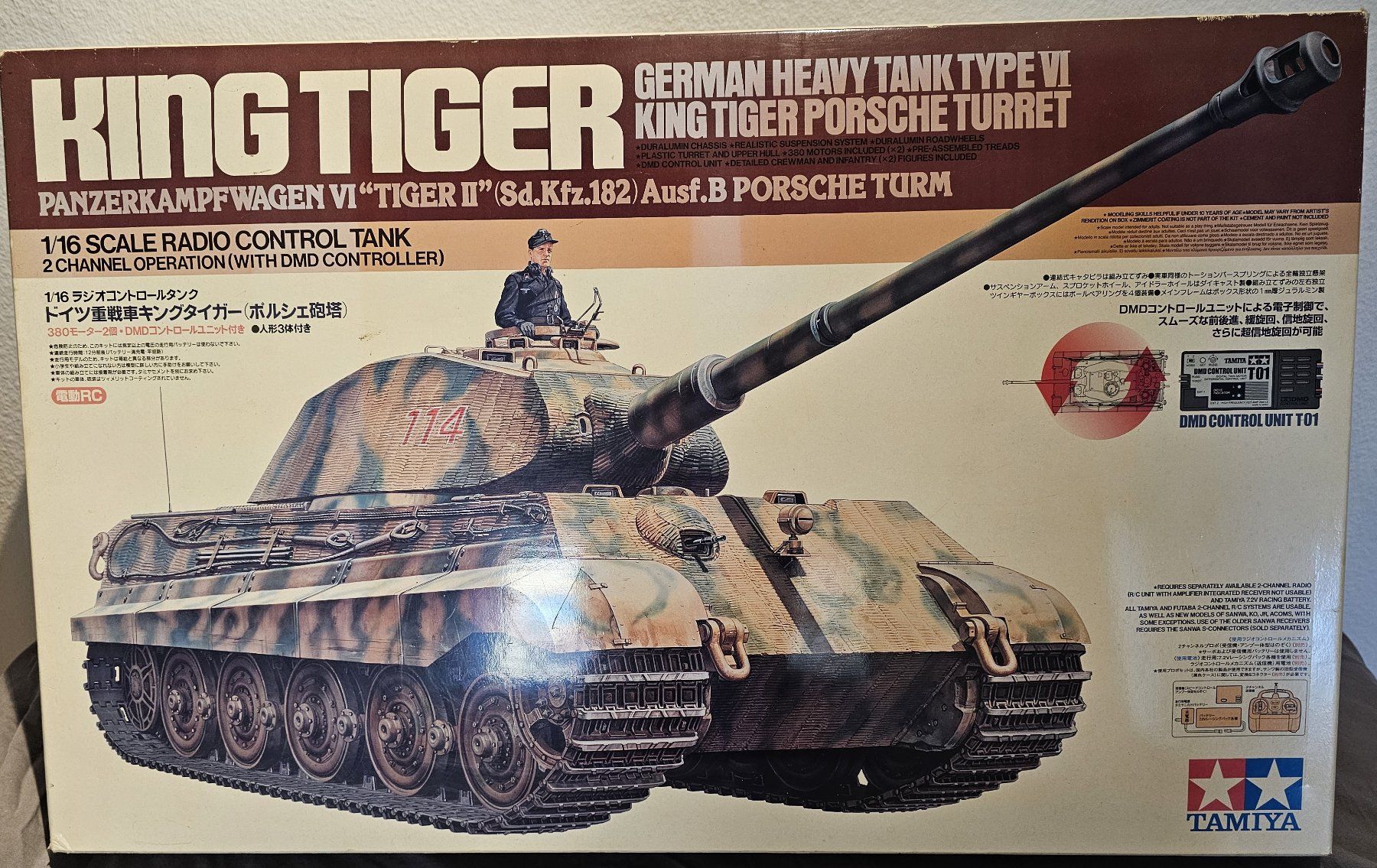 Tamiya Modellismo RC: WK2   Panzer  - Königstiger - – Usato da Rotkreuz venduto da kse_kn7b