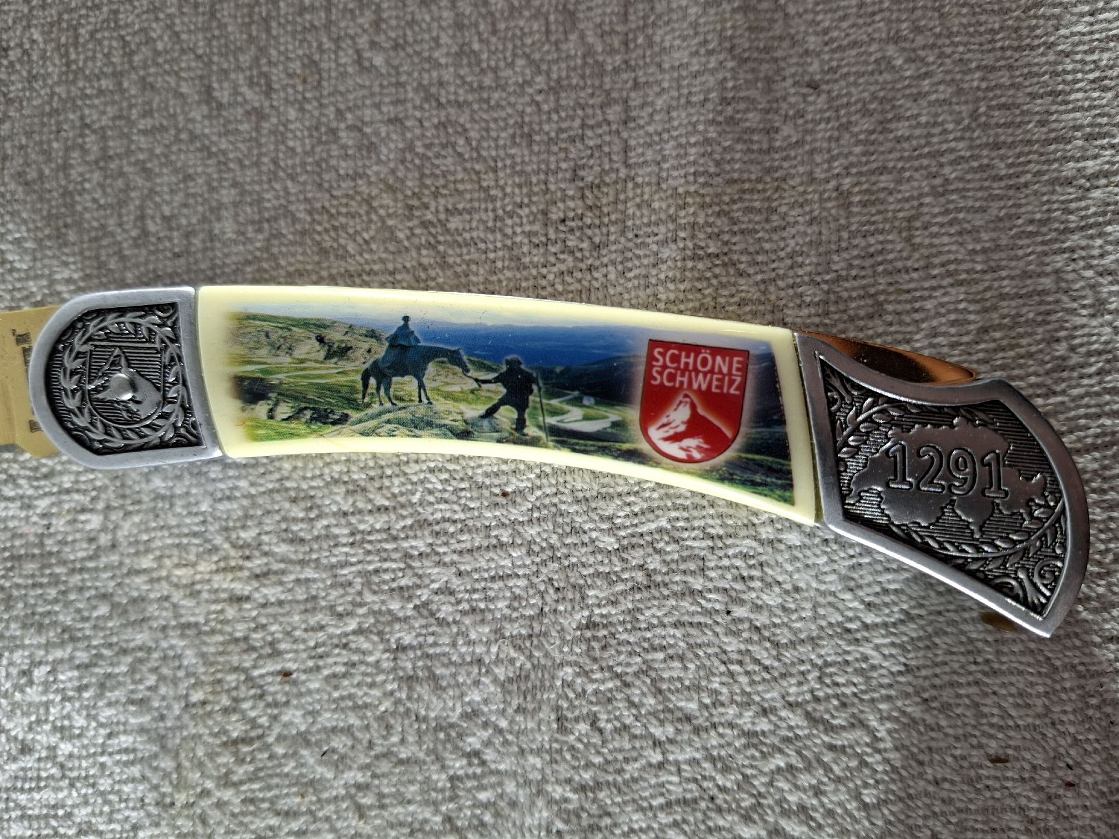 Zubehör: Falkner Klappmesser "Schöne Schweiz " Gotthard – Neu (gemäss Beschreibung) aus Grindelwald von carro5 3