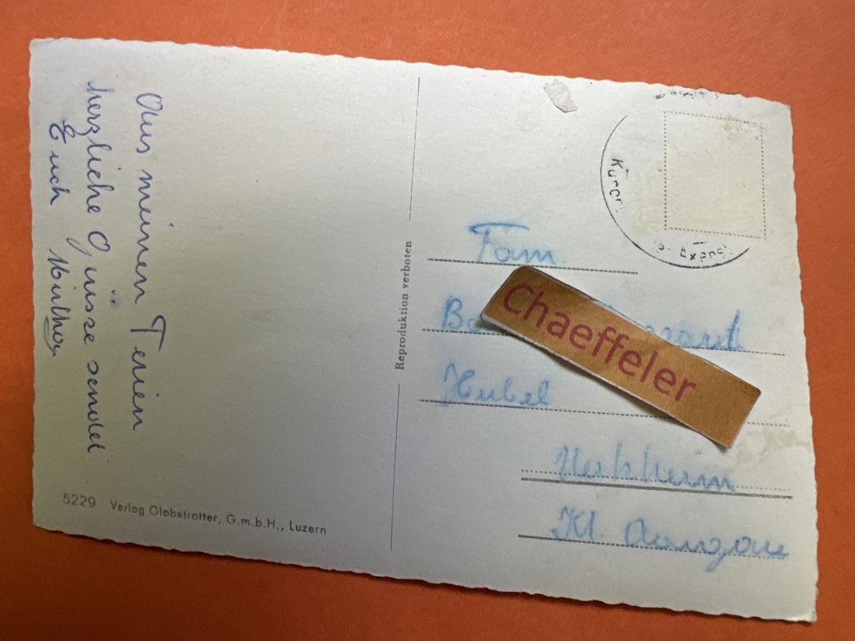 Cartoline postali: Brunnen mit Uristock. – Usato da Zürich venduto da Chaeffeler 1