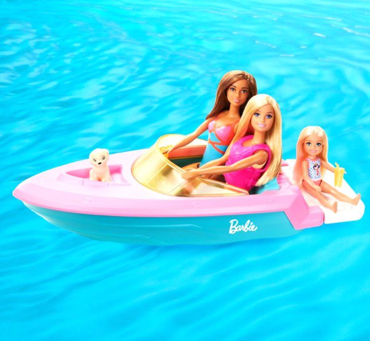 Puppen: BARBIE-PUPPE MIT MOTORBOOT  **NEU UND ORIGINALVERPACKT** – Neu und originalverpackt aus Starrkirch-Wil von Evelyne222