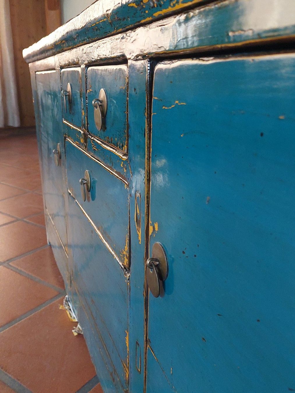 Cassettiere: Sideboard blau Vintage – Nuovo (secondo la descrizione) da Cham venduto da mjg1901 9