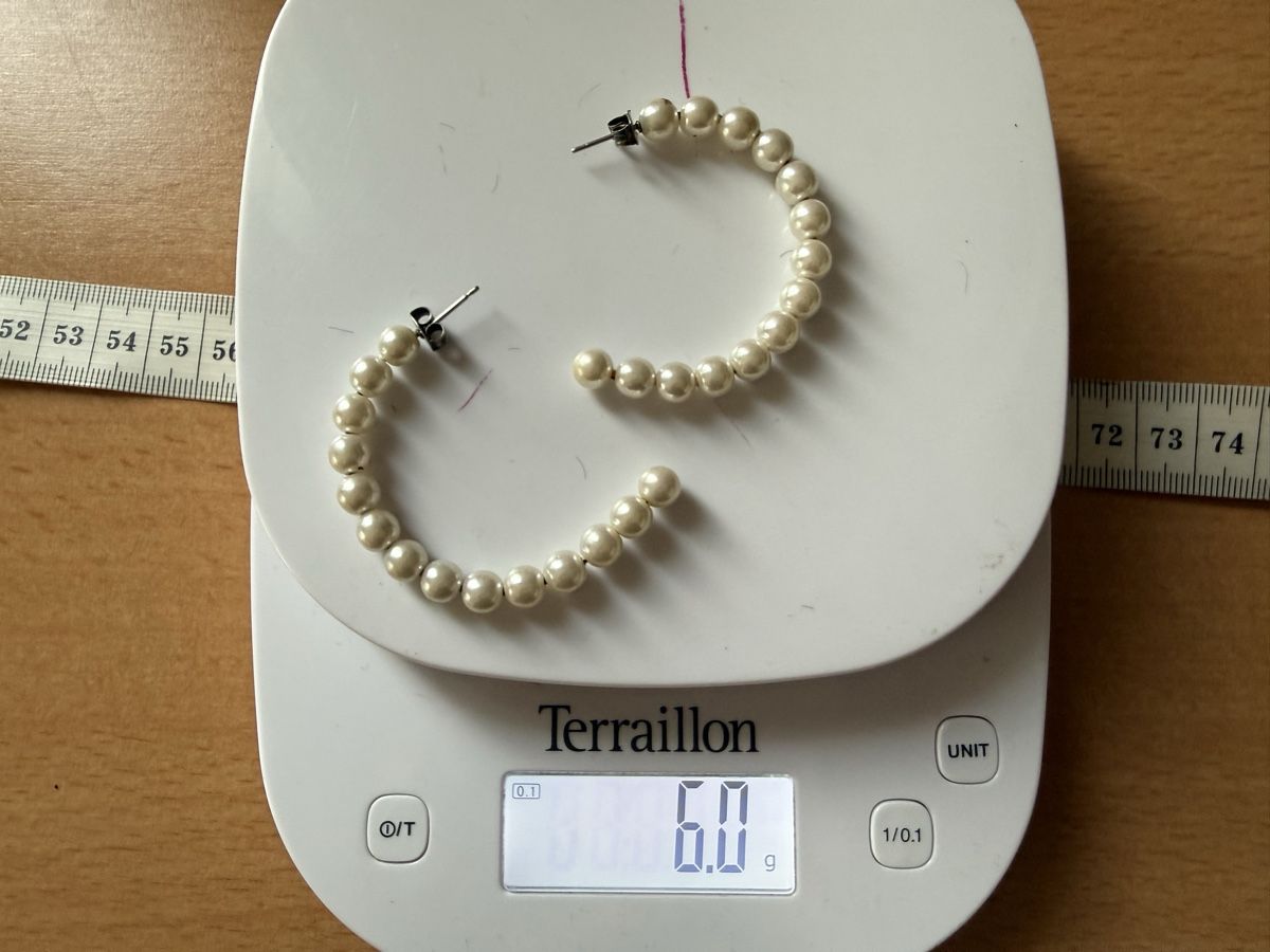 Altri gioielli: Creolen mit Perlen und Nadeln mit Perlen – Usato da Lamone venduto da LaCantinaMagica 5