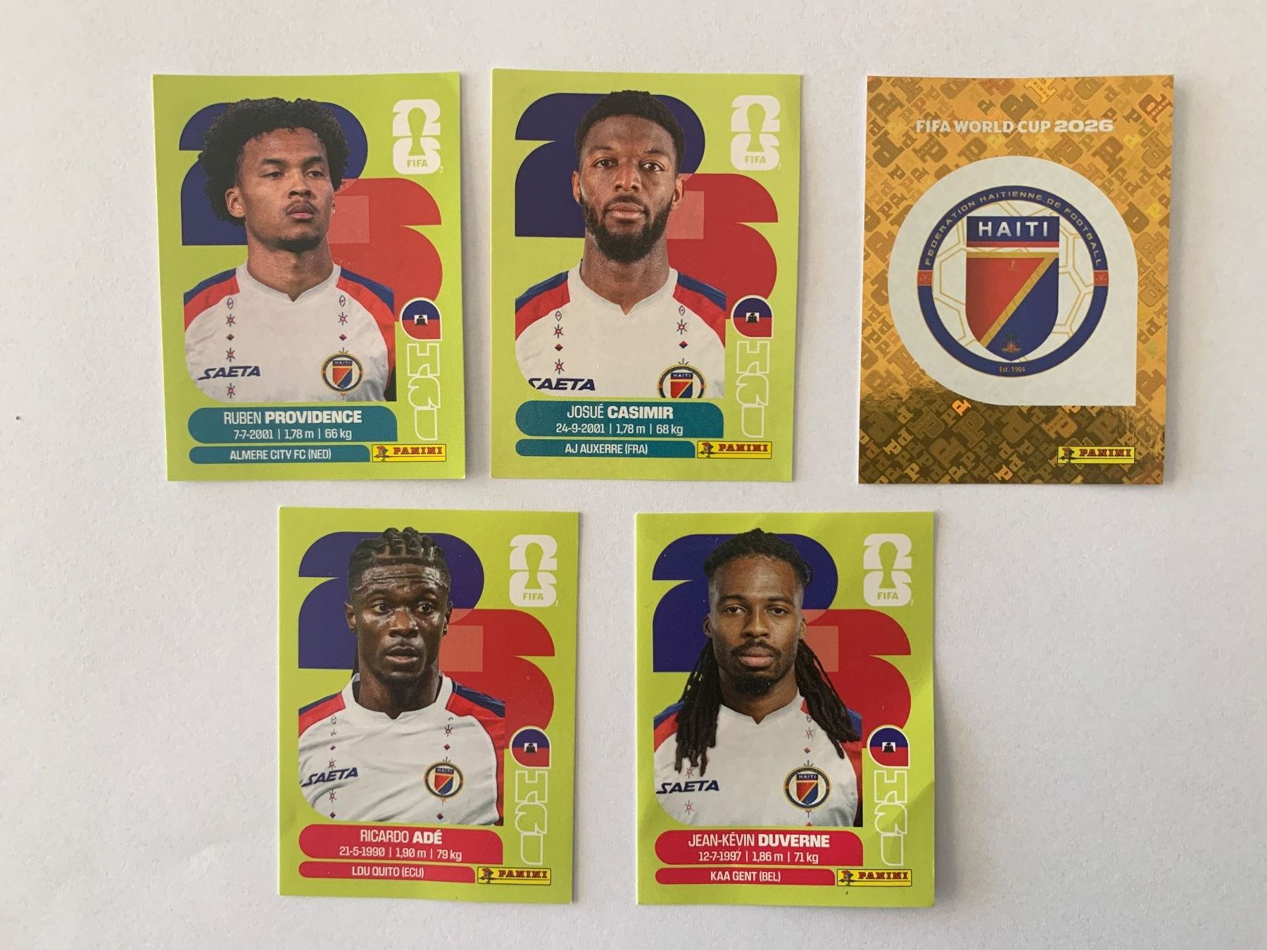 Panini Carte collezionabili: Panini Sammelsticker 2026 Haiti – Usato da Glis venduto da Jackie6