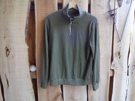 Uni grüner Damen Pulli Gr. S - 210995