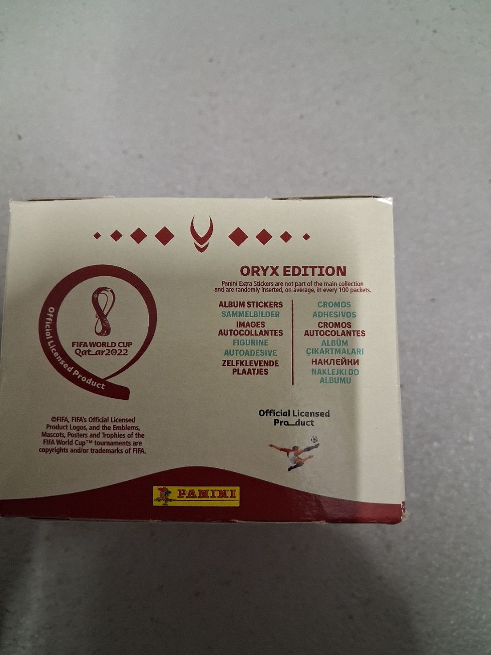 Panini Carte collezionabili: Panini WM Qatar 2022 Sticker Box - Originalverpackt! – Nuovo e nell'imballaggio originale da Villmergen venduto da .sunshine84 1