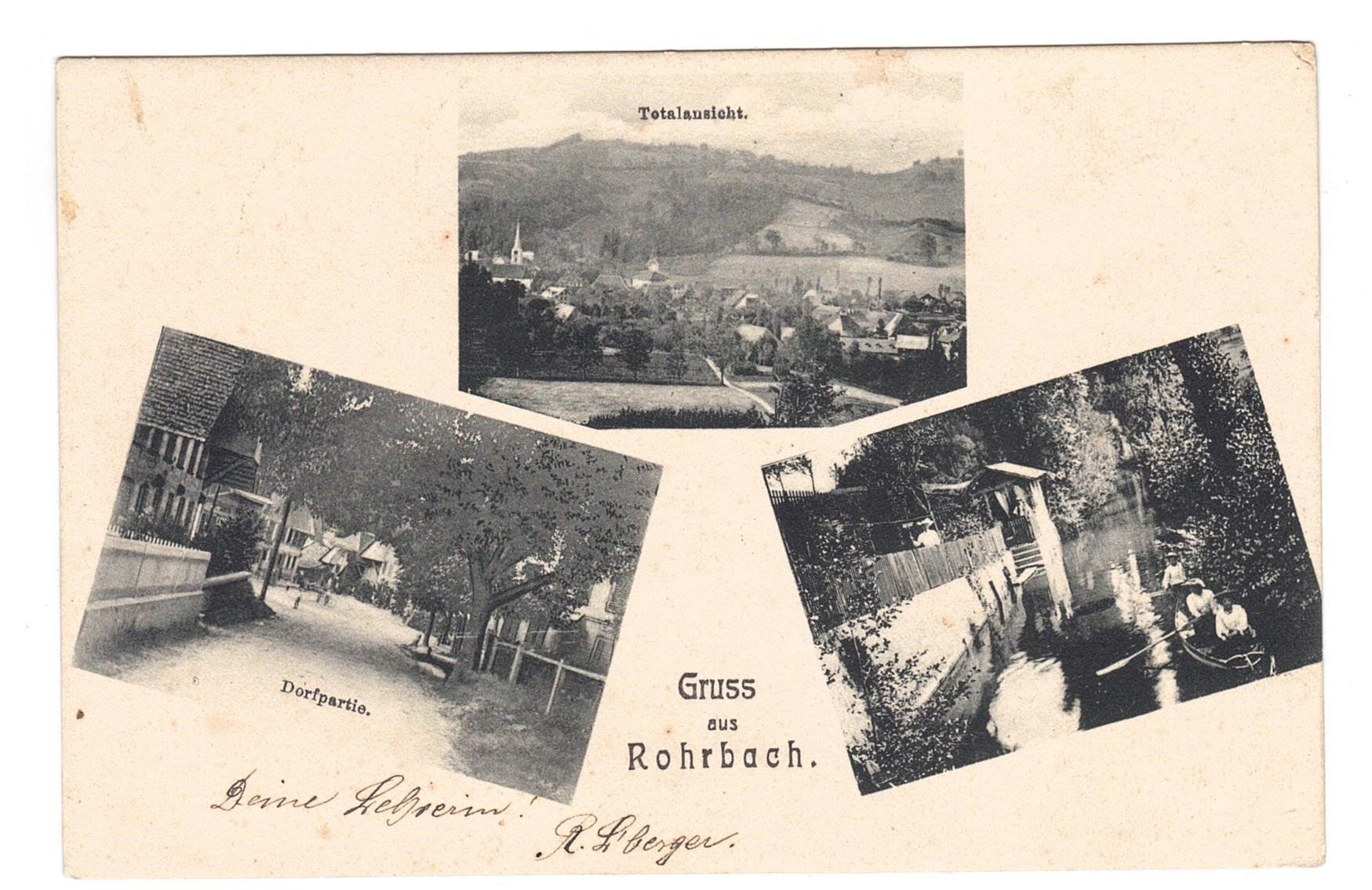 Cartes postales: Ansichtskarte Gruss aus Rohrbach – D'occasion à Büetigen par philat