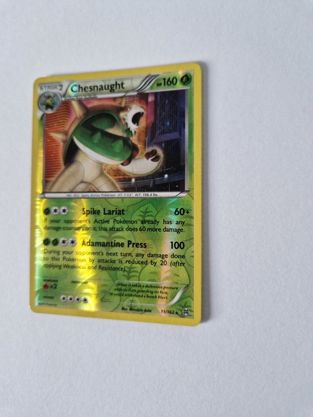 Pokémon Sammelbilder & Trading cards: Chesnaught (Rev Holo) - BREAK Through - EN - Ab 1 – Gebraucht aus Romont FR von raj_sjv9 2