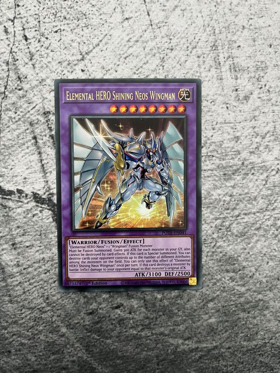 Elemental HERO Shining Neos Wingman (POTE-EN041), Ultra Rare 1
