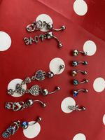 Lot de piercing au nombril
