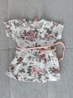 Sommerliches Blumenkleid mit Gürtel, Grösse 68