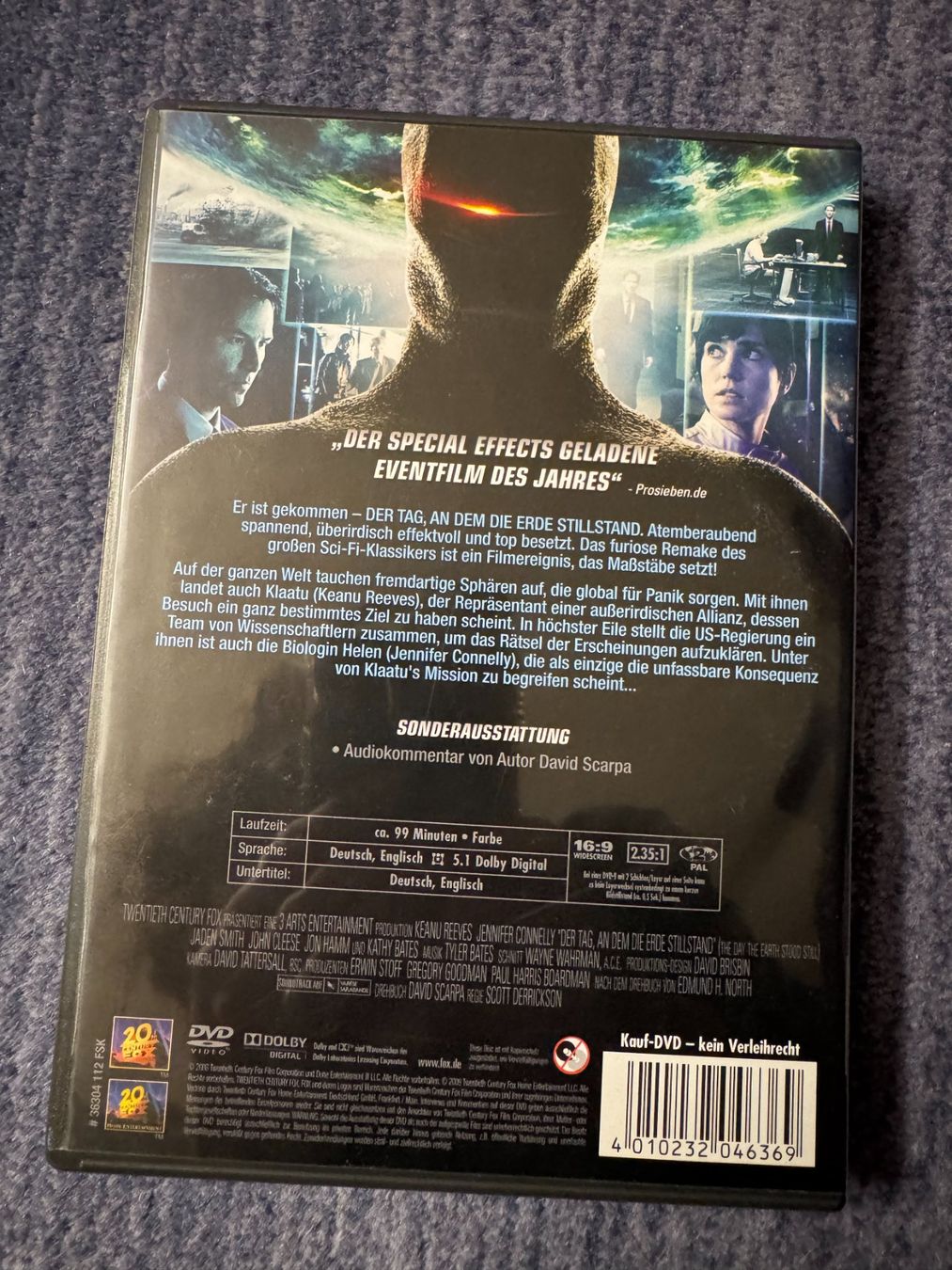 Tutti i DVDs: DVD Der Tag an dem die Erde still stand – Usato da Winterthur venduto da Malve00 1