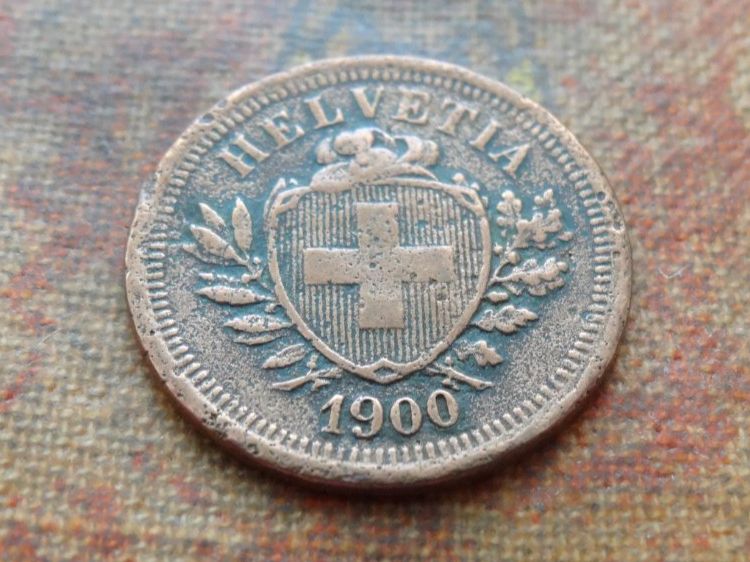 Tutti le monete: 1 Rp. 1900 – Usato da Romanel-sur-Lausanne venduto da Swift13