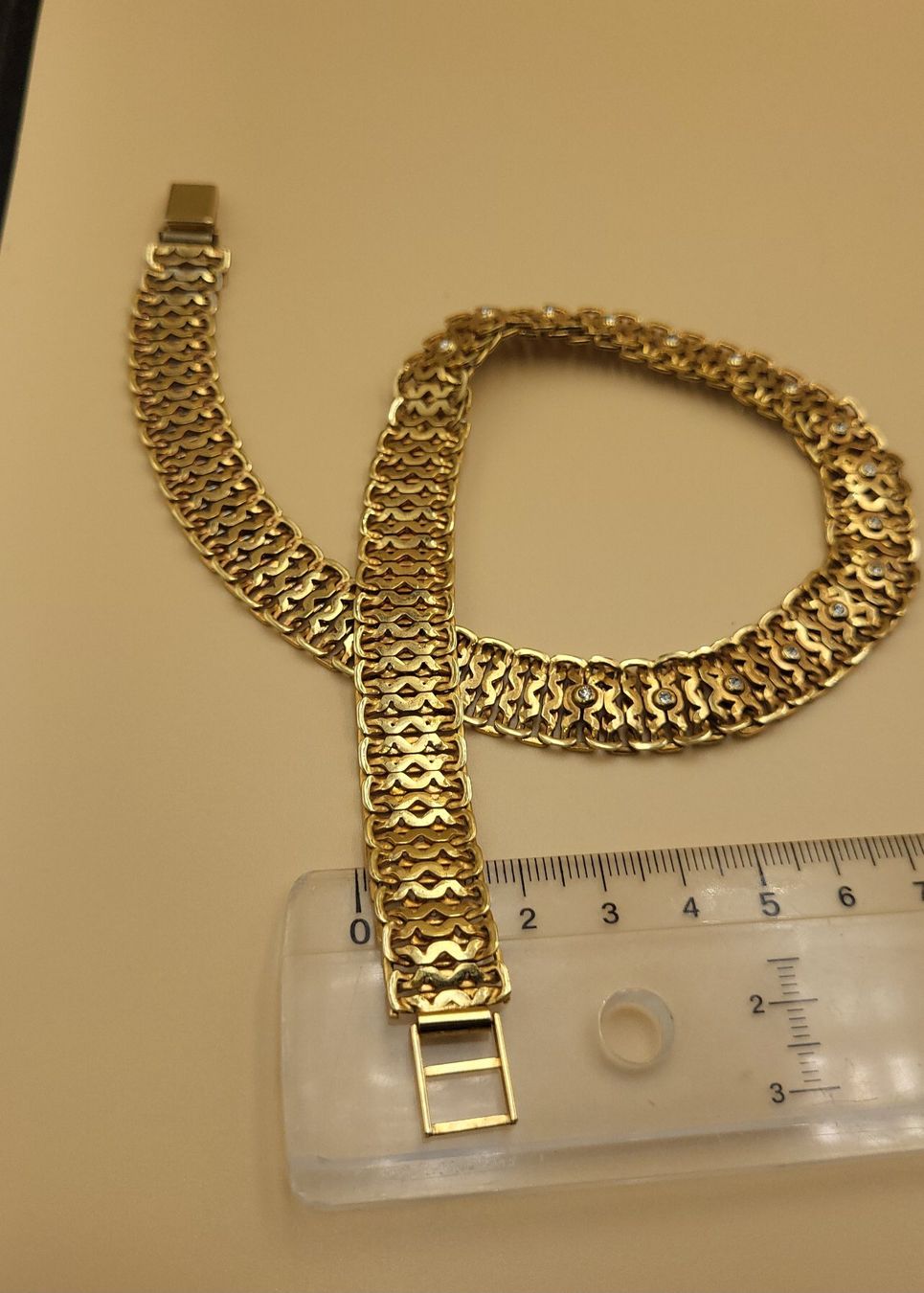 Catenine: Goldene Collier Mit Steine – Usato da Wald ZH venduto da SwissPawnshop 2
