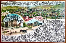Winterthur - Litho Gruss aus Winterthur 1898