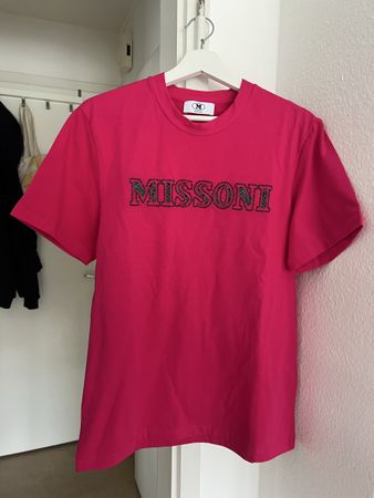Missoni Damen T-Shirt, Grösse XS, Pink