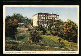 Lugano, Kurhaus Cademario, Südfront des
