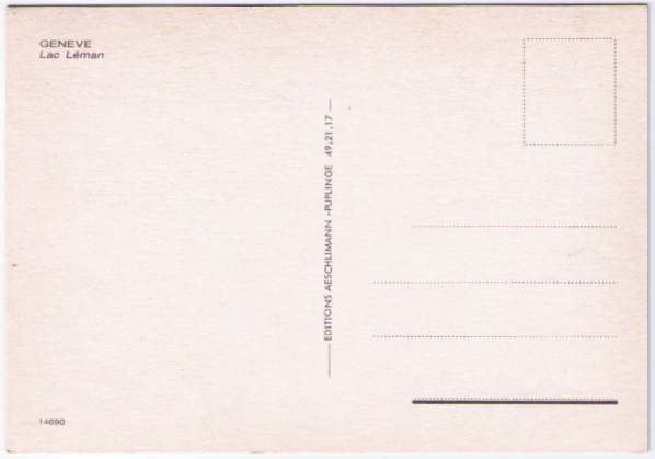 Cartoline postali: Genf / Genève – Usato da Binningen venduto da Mountainrider 1