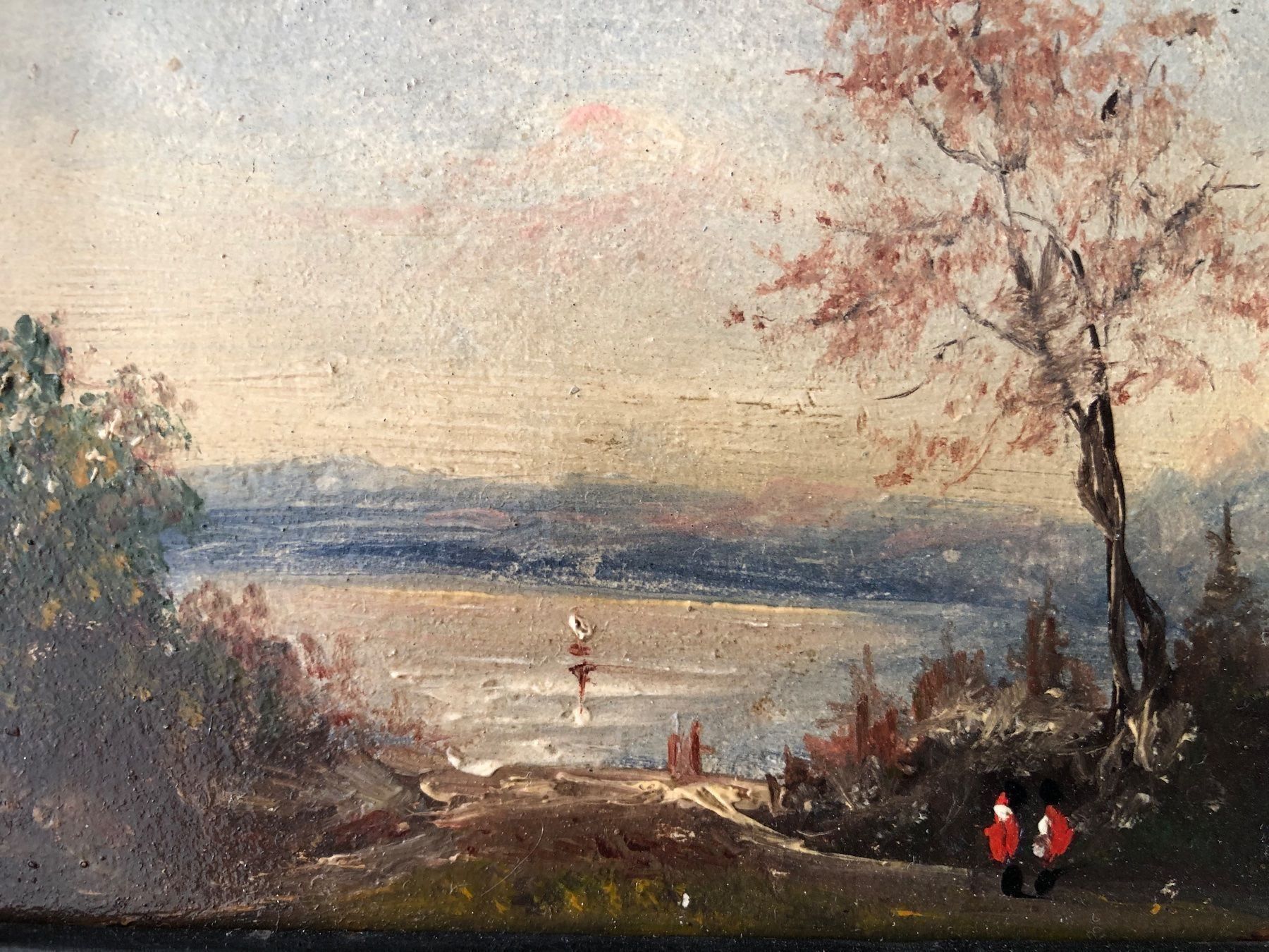 Dipinti: Wunderschöne Landschaft. Metallplatte. – Usato da Wald ZH venduto da mlnt 2