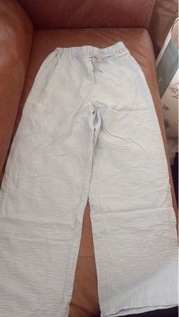 Luftige Sommerhose, Grösse 146-152,leichte Baumwolle, weiss