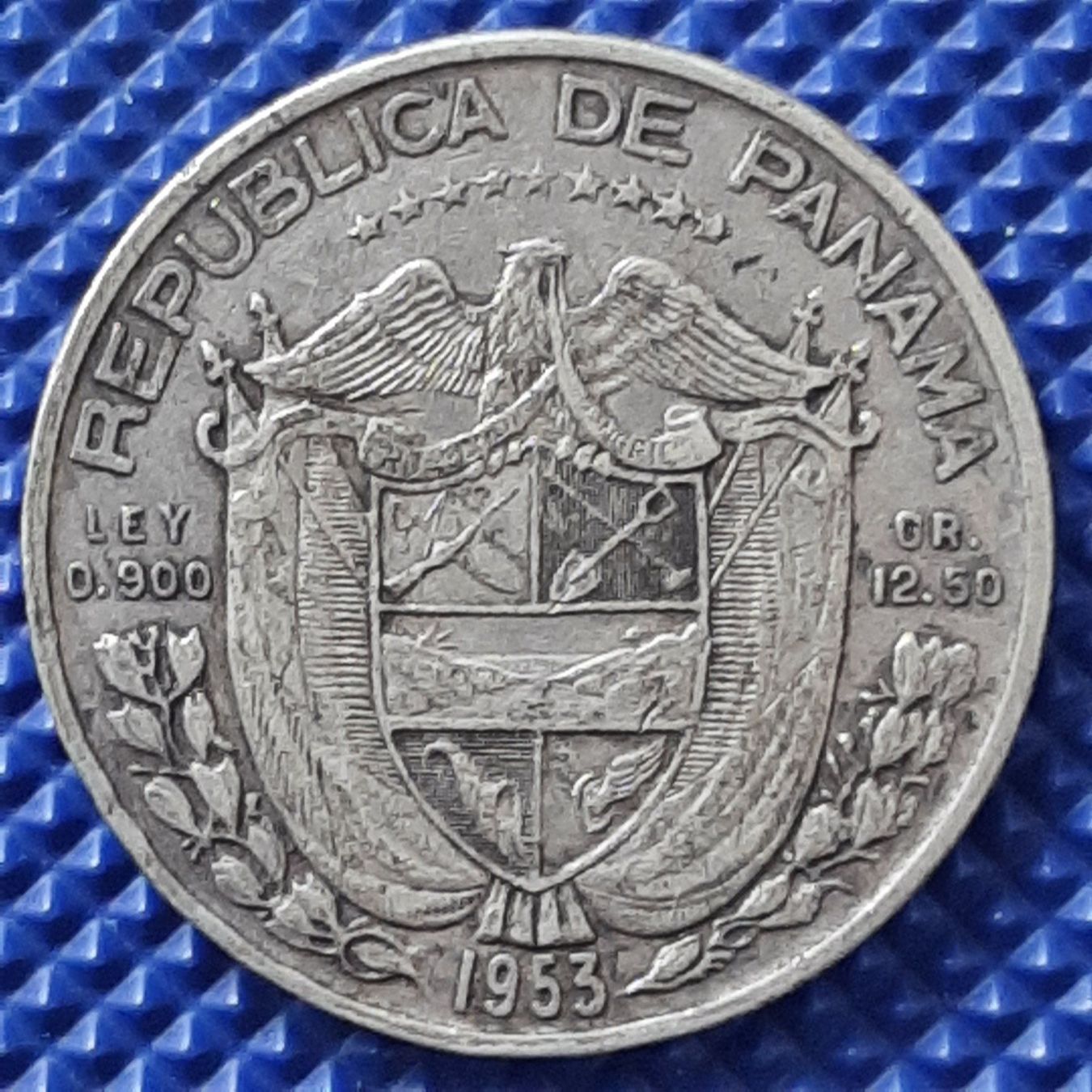 Tutti le monete: Medio Balboa 1953 Panama en argent – Usato da Carouge GE venduto da cecob0909