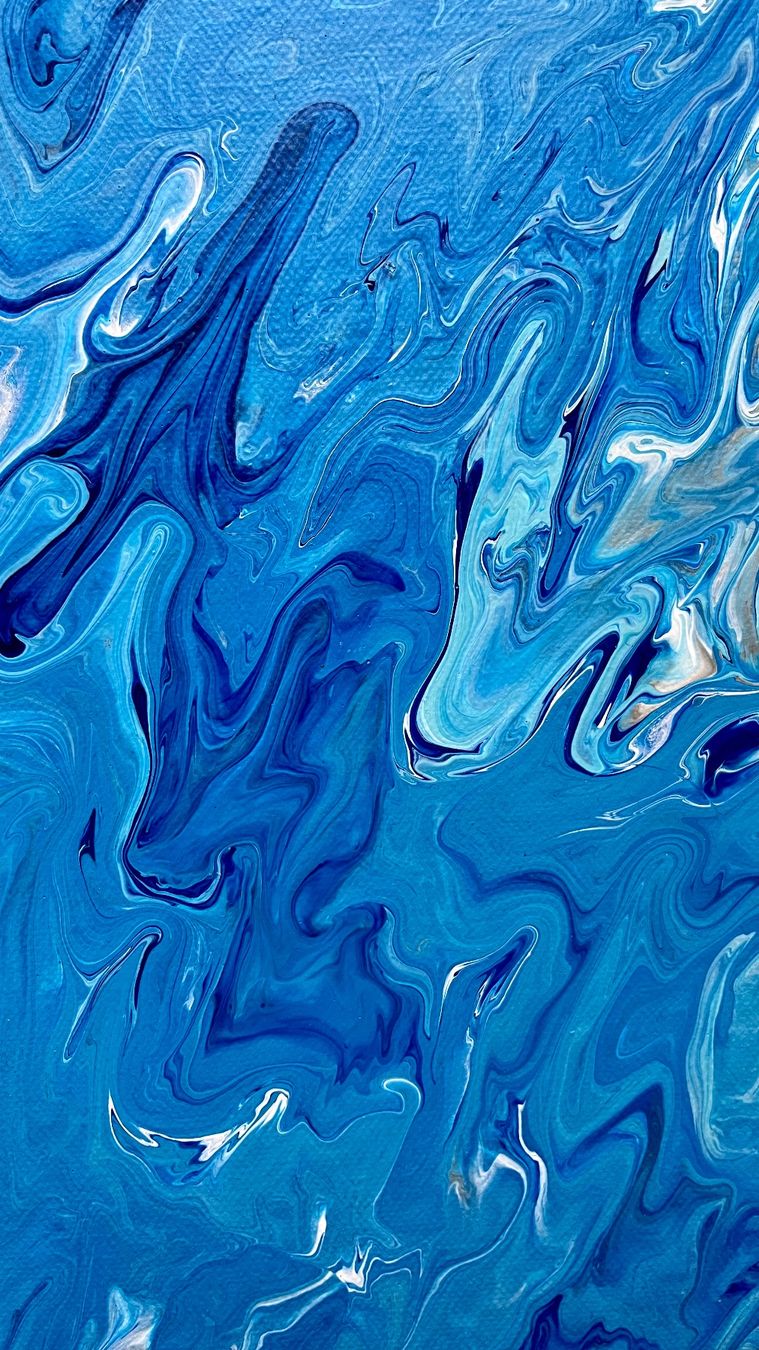 Dipinti: Gemälde blau weiss abstrakt – Nuovo (secondo la descrizione) da Hochdorf venduto da Jasminurschel 2
