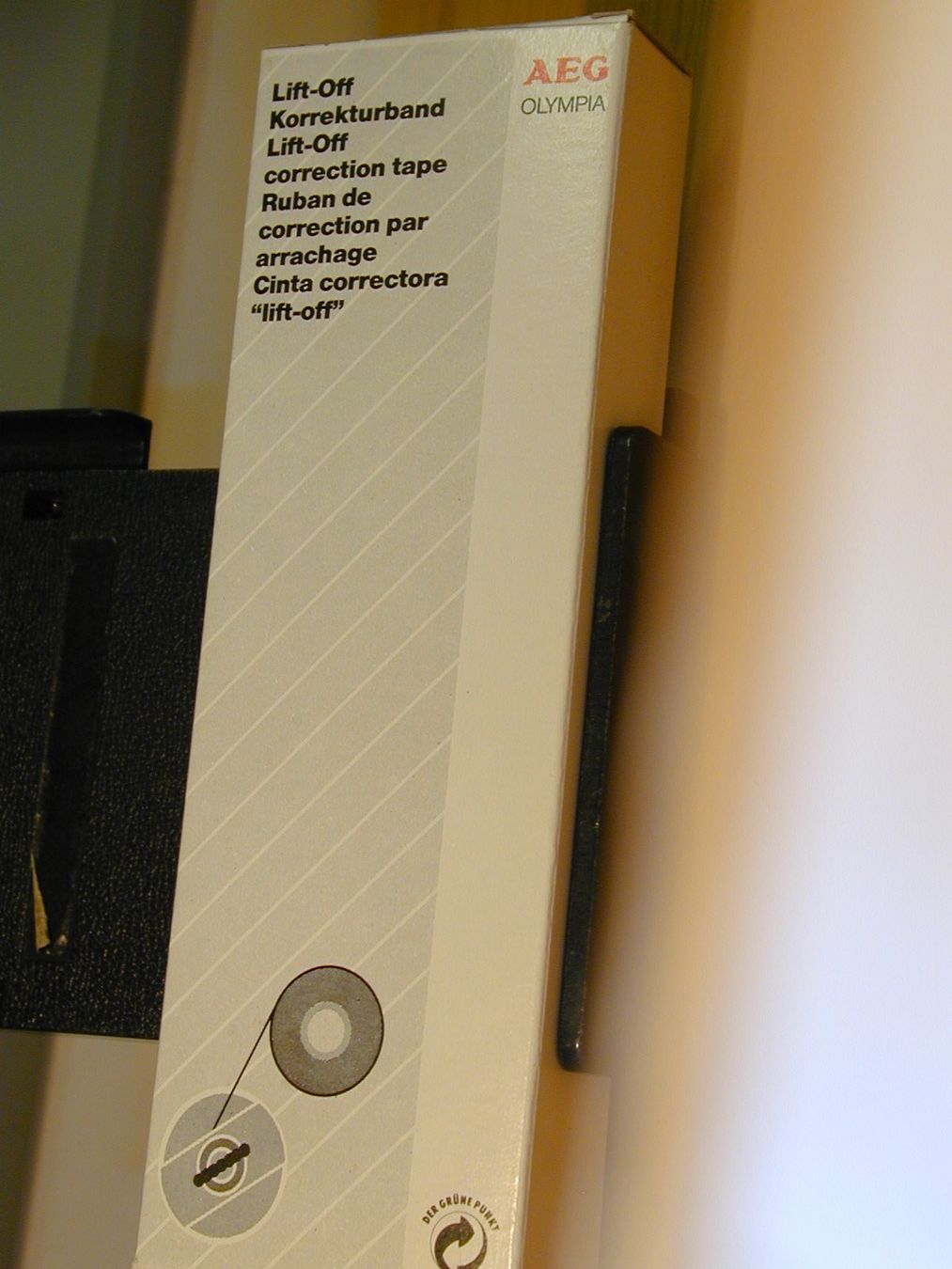 Dekobänder: AEG OLYMPIA KORREKTURBAND – Neu und originalverpackt aus Oberursel von swinger-ecki