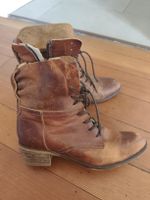Braune Lederboots, Gr. 40, ideal für Frühling und Sommer! 