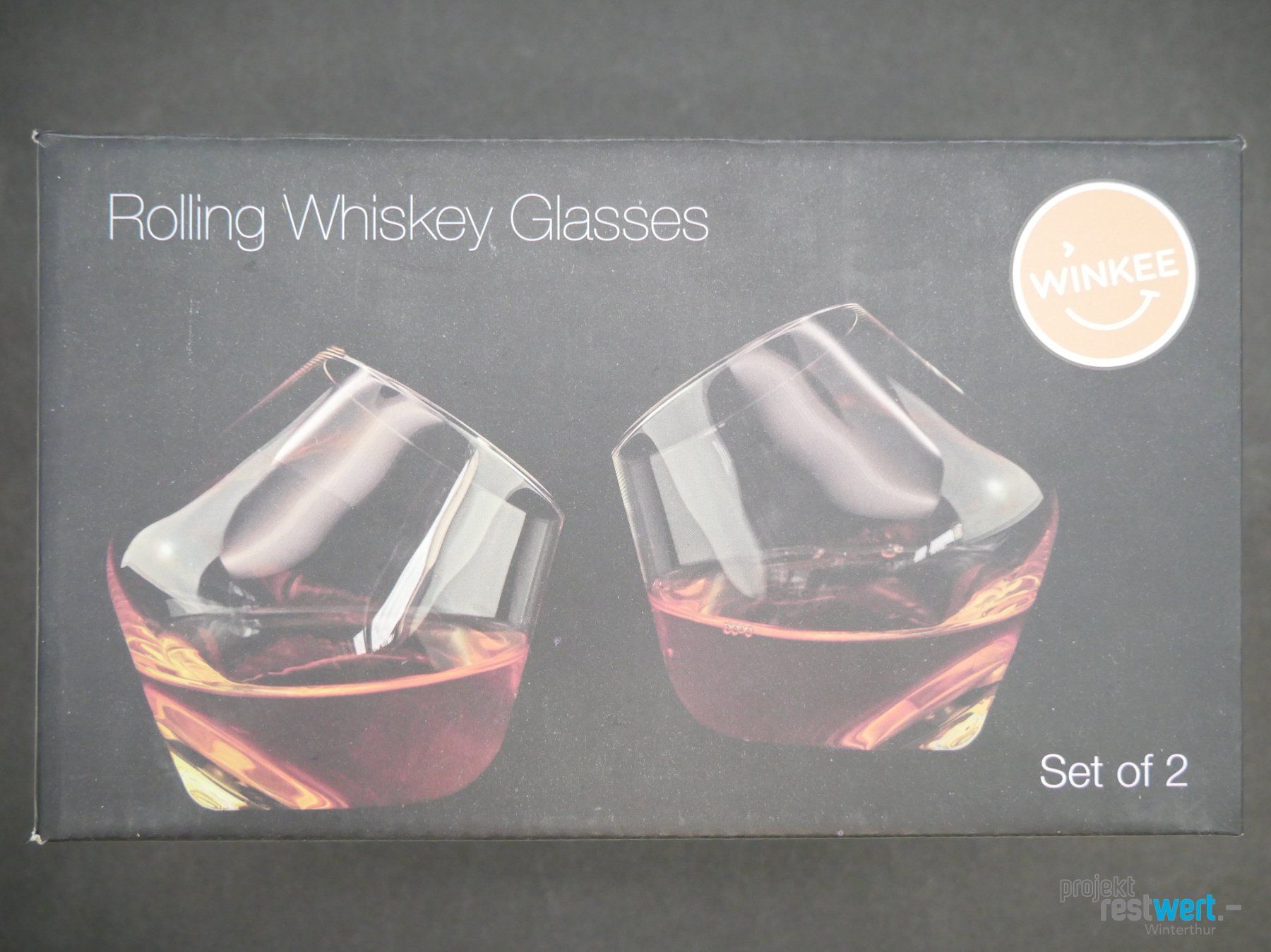 Bicchieri: WINKEE Rollende Whiskeygläser 2er Set – Nuovo (secondo la descrizione) da Winterthur venduto da Restwert_Winterthur 3