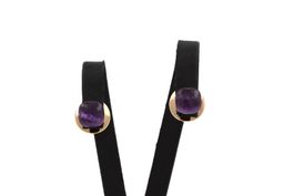 POMELLATO Nudo Petit Ohrstecker Amethyst 18K Rosegold *S4654