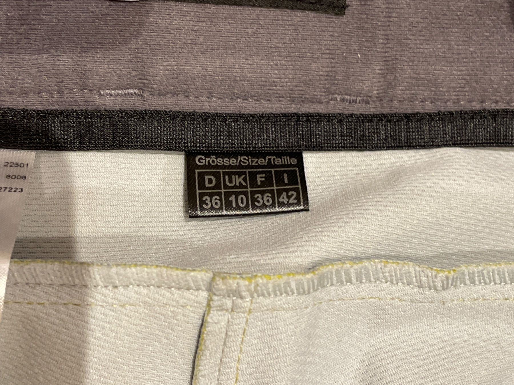 Schoeffel Pantaloni: Gelbgrüne SCHÖFFEL Skihose Gr. 36 – Usato da Frasnacht venduto da GracyStore 1
