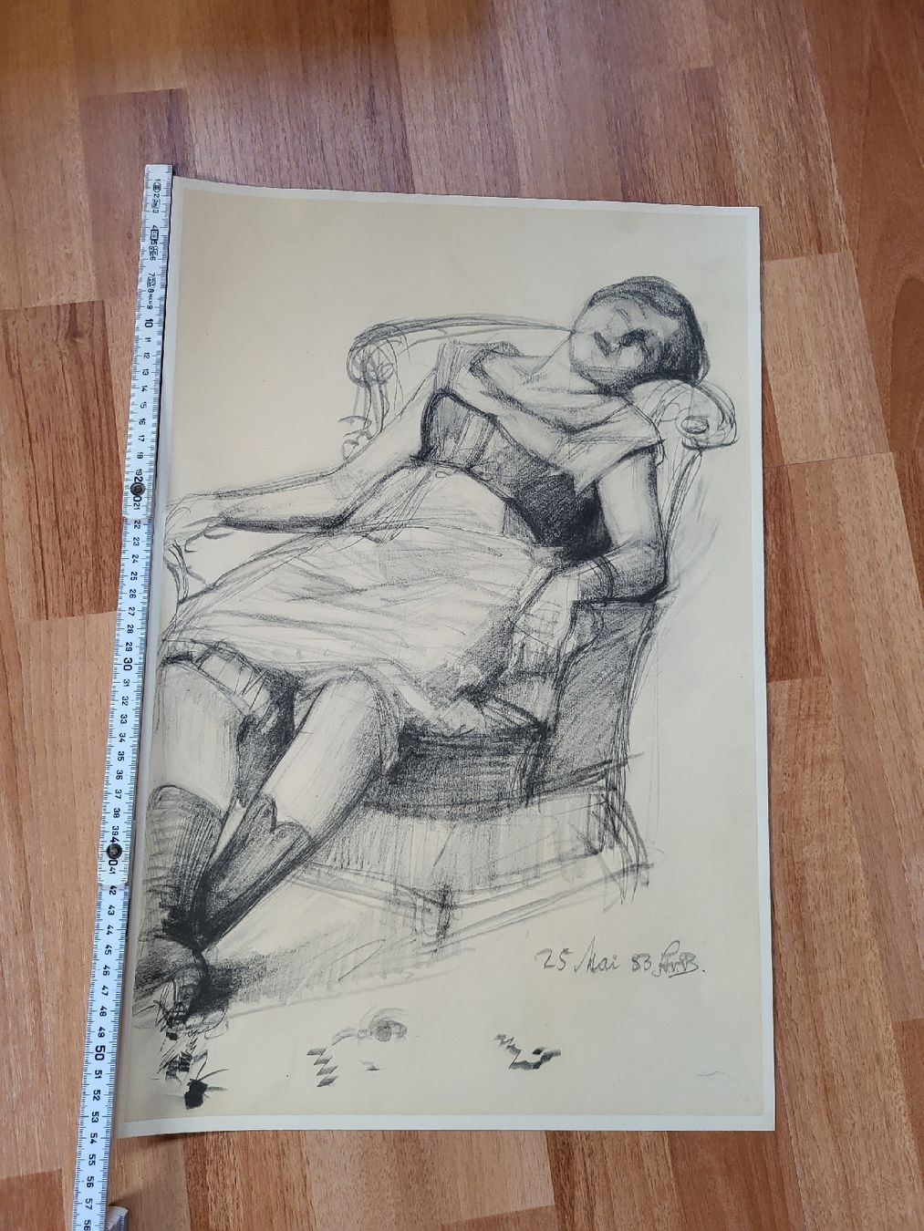 Gemälde: Karl Stauffer-Bern Faksimlie ca.1895 – Gebraucht aus nunningen von mic_88k2 1