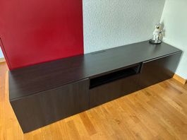 IKEA BESTÅ Lowboard / TV-Möbel – Schwarzbraun