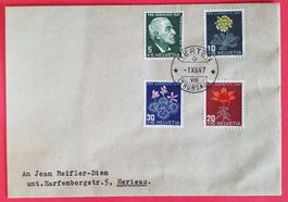 BJ3) 1947 FDC sauber Brief HERTEN Kt. 250.-