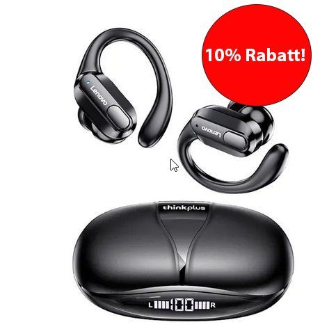 Lenovo Kopfhörer: Bestes Sport Headset! Hervorragender Sound, stabil im Ohr! – Neu und originalverpackt aus Egg b. Zürich von drohenverleih
