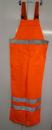 Latzhose mit Leuchtstreifen EN471