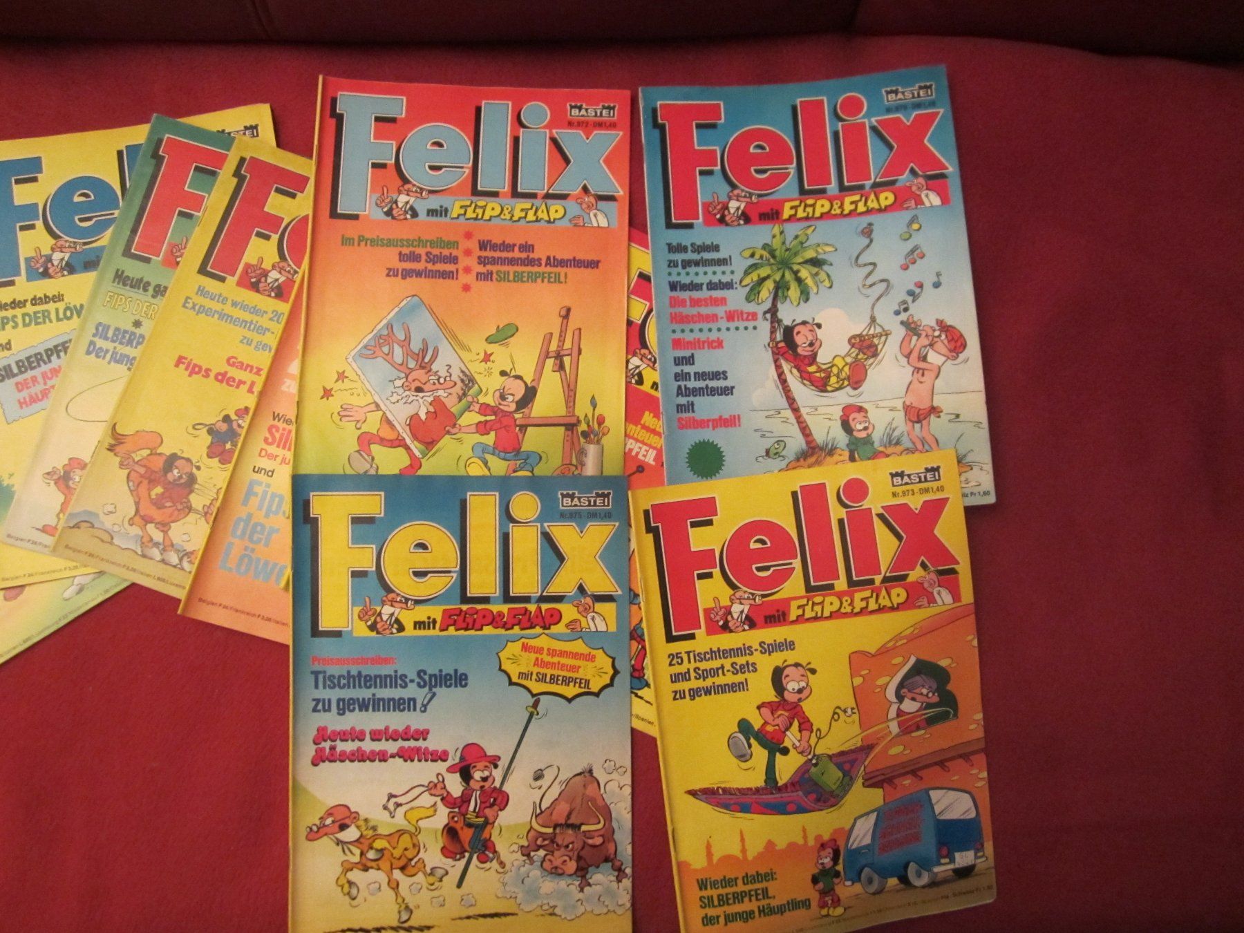 Comics: 10x "Felix mit Flipflap"SILBERPFEIL Hefte BASTEI Comics – Gebraucht aus Volketswil von nemo2000 1