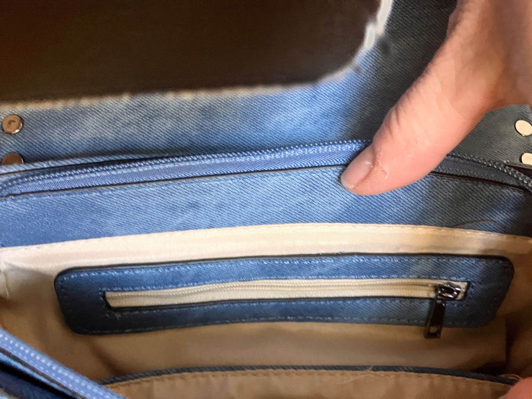 Taschen für Damen: Handtasche / Umhängetasche Jeansfarben – Neu (gemäss Beschreibung) aus Zürich von amarelapreto 2