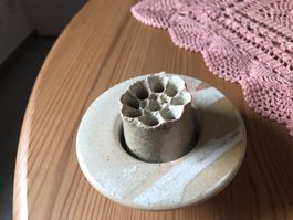 Keramik-Steck-Vase, Handarbeit