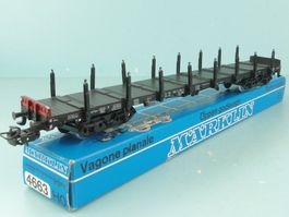 Märklin 4663 Flachwagen Rungenwagen