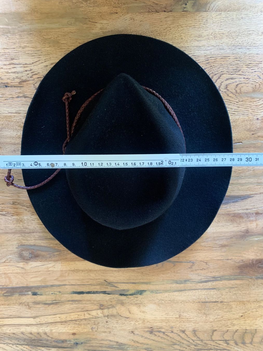 Copricapi, berretti & cappellini: Chapeau noir fedora taille 7 1/2 – Usato da Genève venduto da sanchka0 3