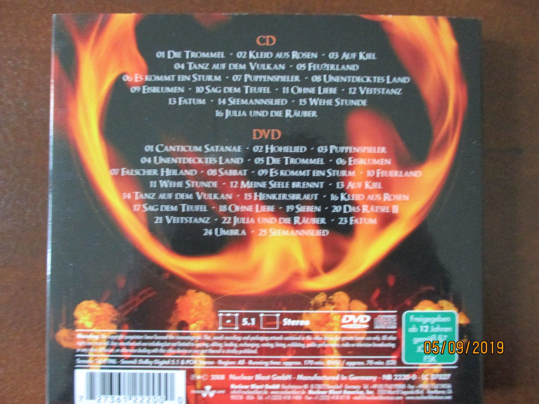 CD: Subway To Sally - Schlachthof – Usato da Liestal venduto da Disc-Point 1
